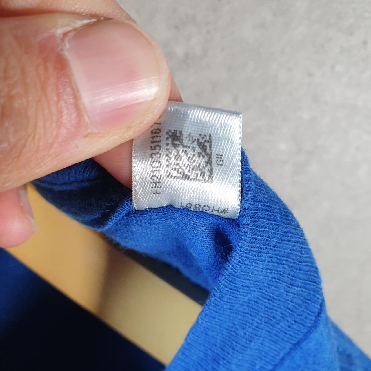 Vintage Adidas Amplifier T Shirt Shirt Men’s XL Blue Three Stripes Logo Athletic C9883