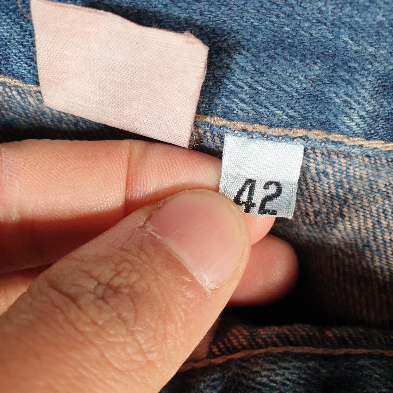 Vintage American Baggy Y2K Hip Hop Jeans Shorts Jorts Mens W42 Blue Denim USA Big Fish Vintage