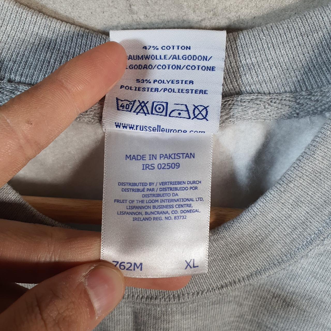 Vintage Russell Athletic GrowthPad USA Sweatshirt Men’s XL Grey Pullover