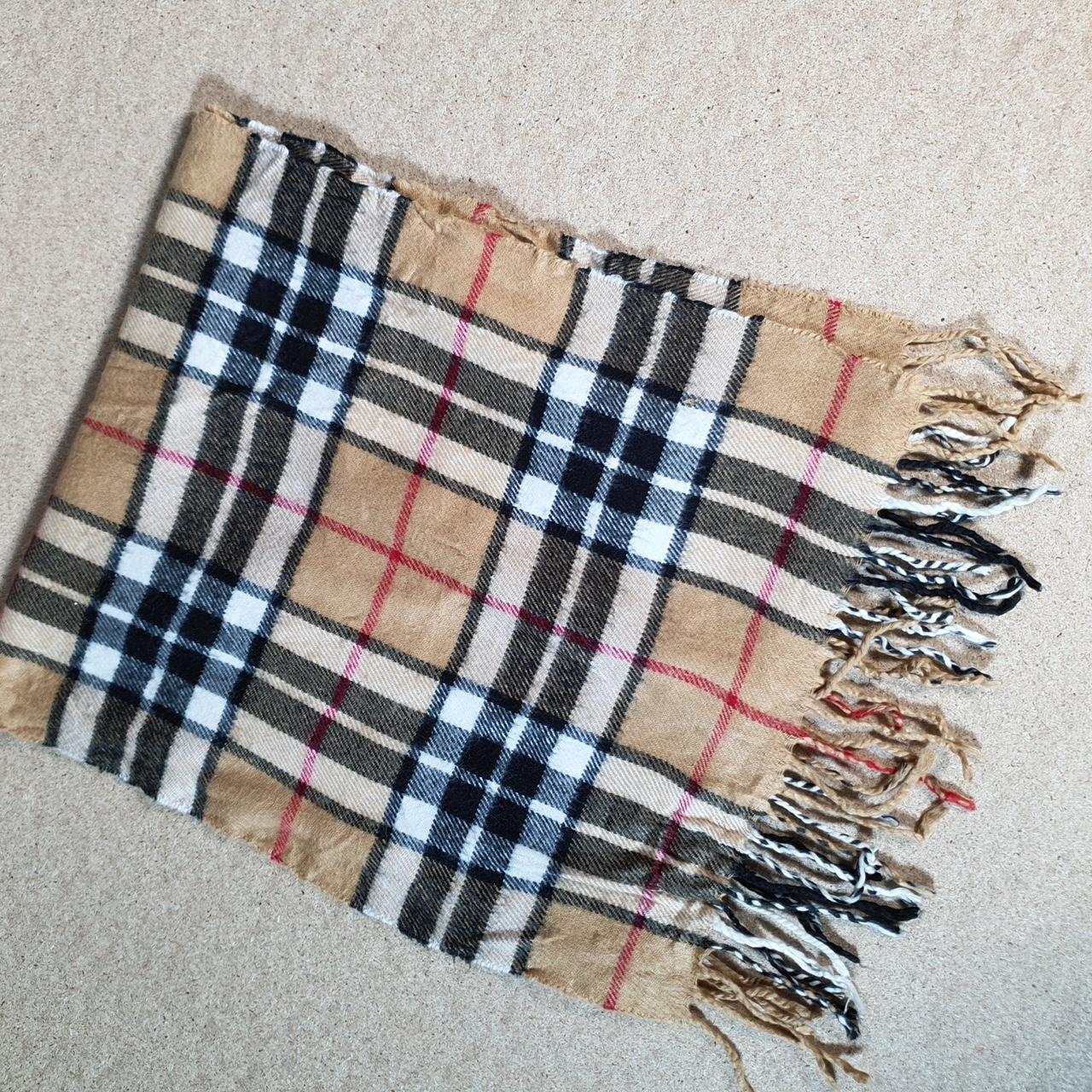 Cashmere Tartan Nova Check Checkered Scarf