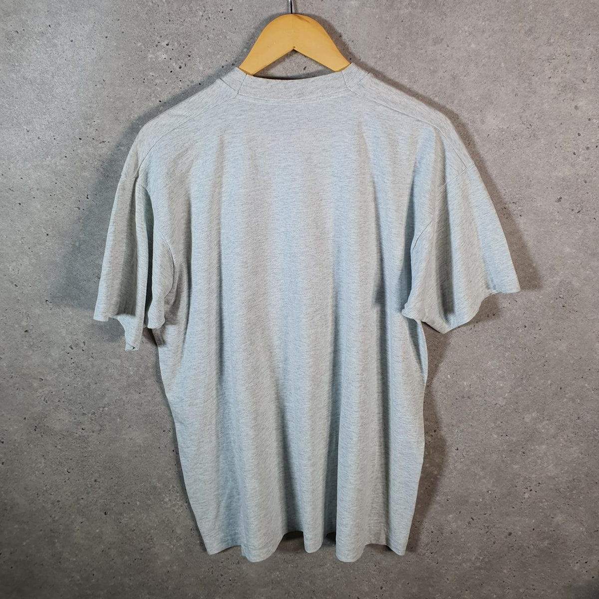 Vintage Fruit of the Loom Armstrong State 90s USA Single Stitch T Shirt Men’s XL Grey C9524