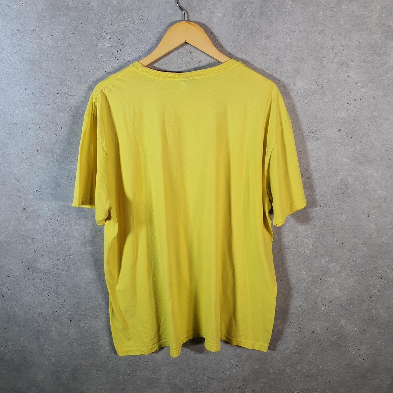 Vintage Ralph Lauren Polo T Shirt Men’s XL Yellow Embroidered Classic Fit Pony C9078