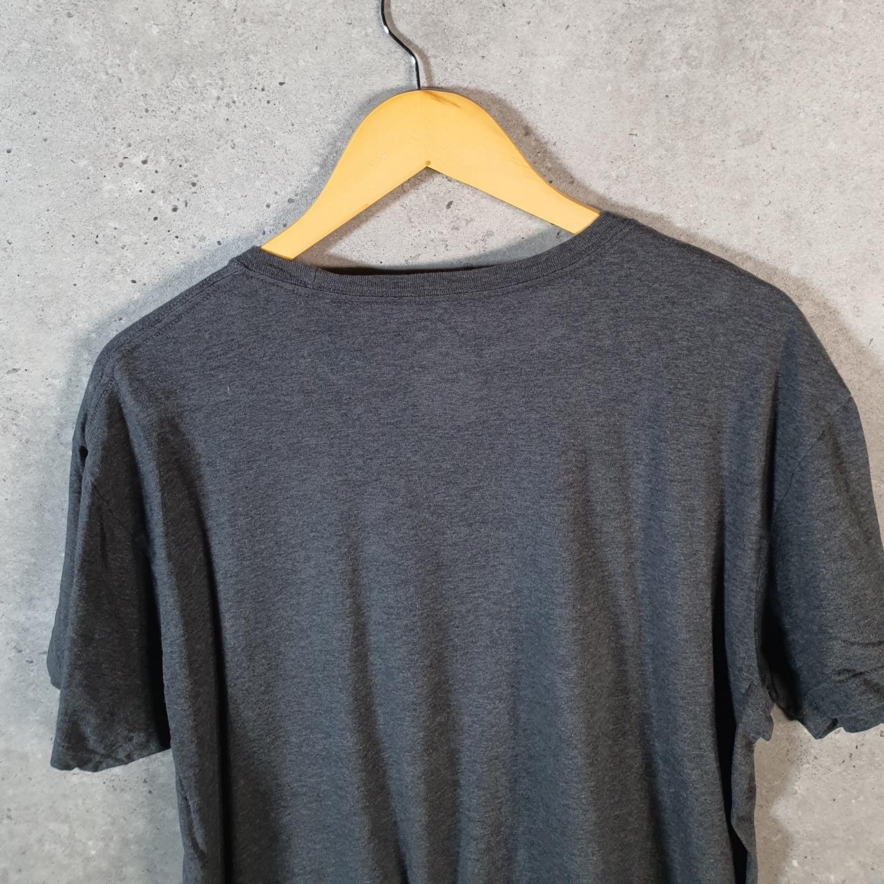 Vintage Ralph Lauren Polo T Shirt Men’s Large Grey Embroidered Pony Classic Fit C9116