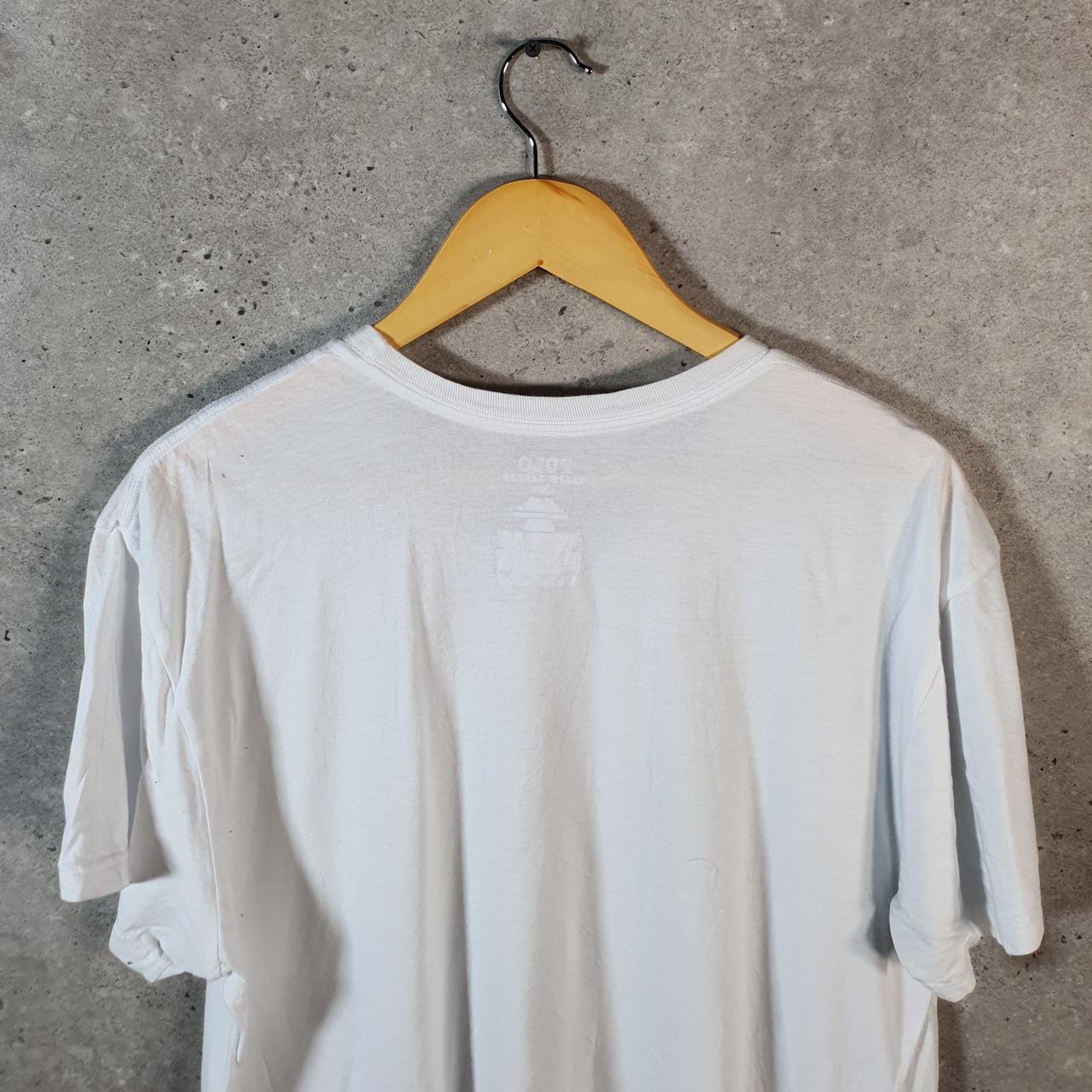 Vintage Ralph Lauren Polo T Shirt Men’s Large White Embroidered Pony Classic Fit C9104