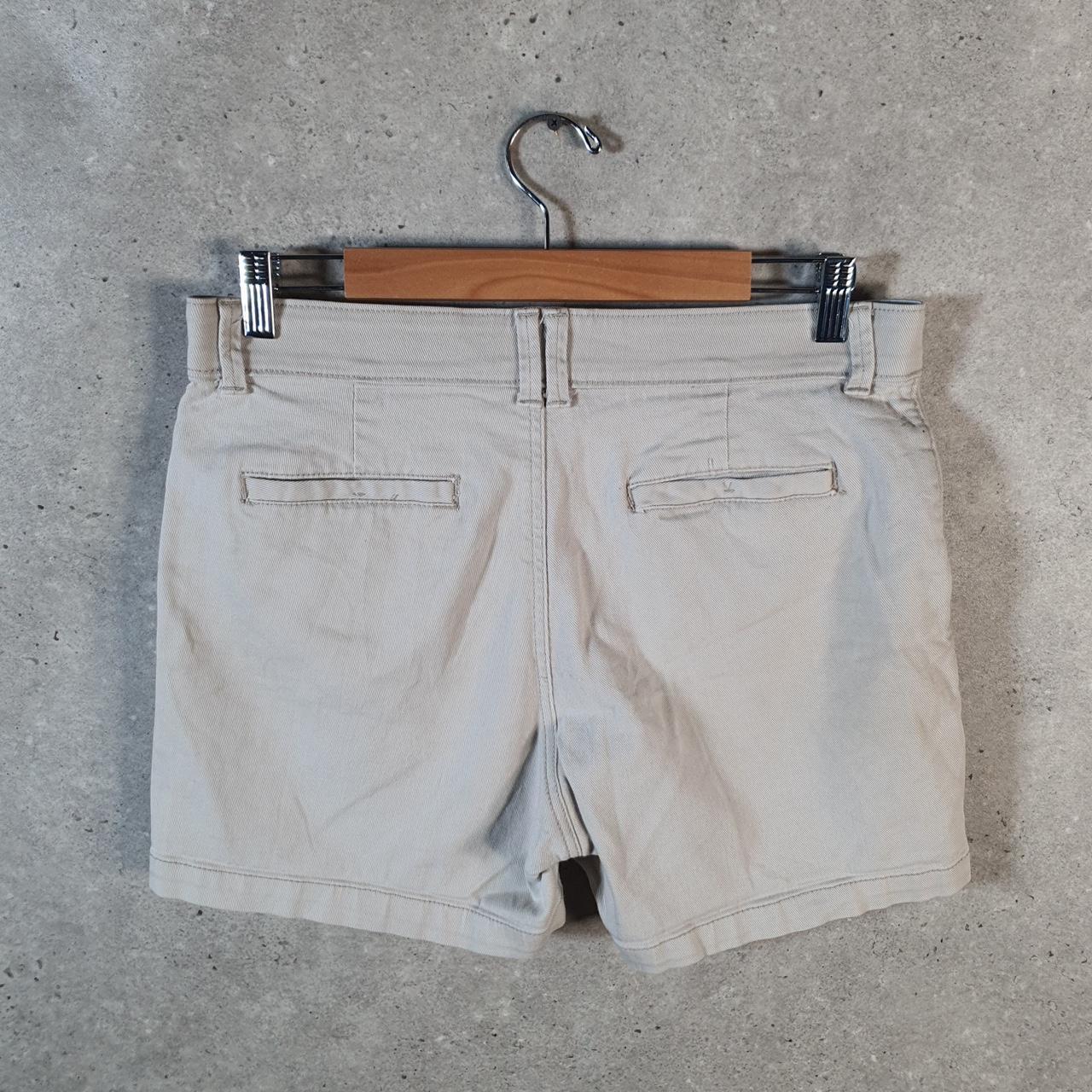 Vintage Lee Baggy Shorts Jorts Cargo Womens W32 Beige Relaxed Cargo