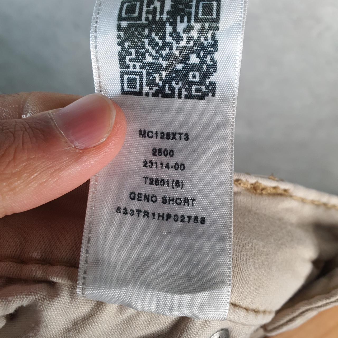 Vintage True Religion Baggy Y2K Hip Hop Jorts Shorts Mens W36 Beige Denim USA A4680