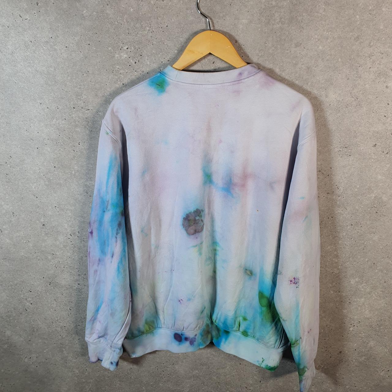 Vintage Nike Club Tie Dye Sweatshirt Men’s Large Swoosh Y2K Pullover Logo