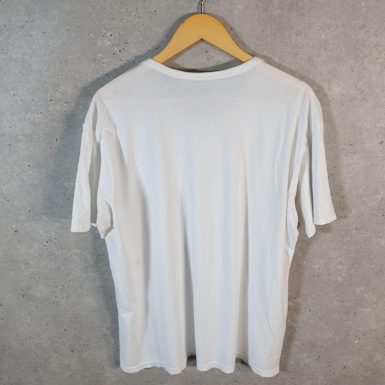 Vintage Calvin Klein Spellout Blank T Shirt Men’s XL White Casual Sports