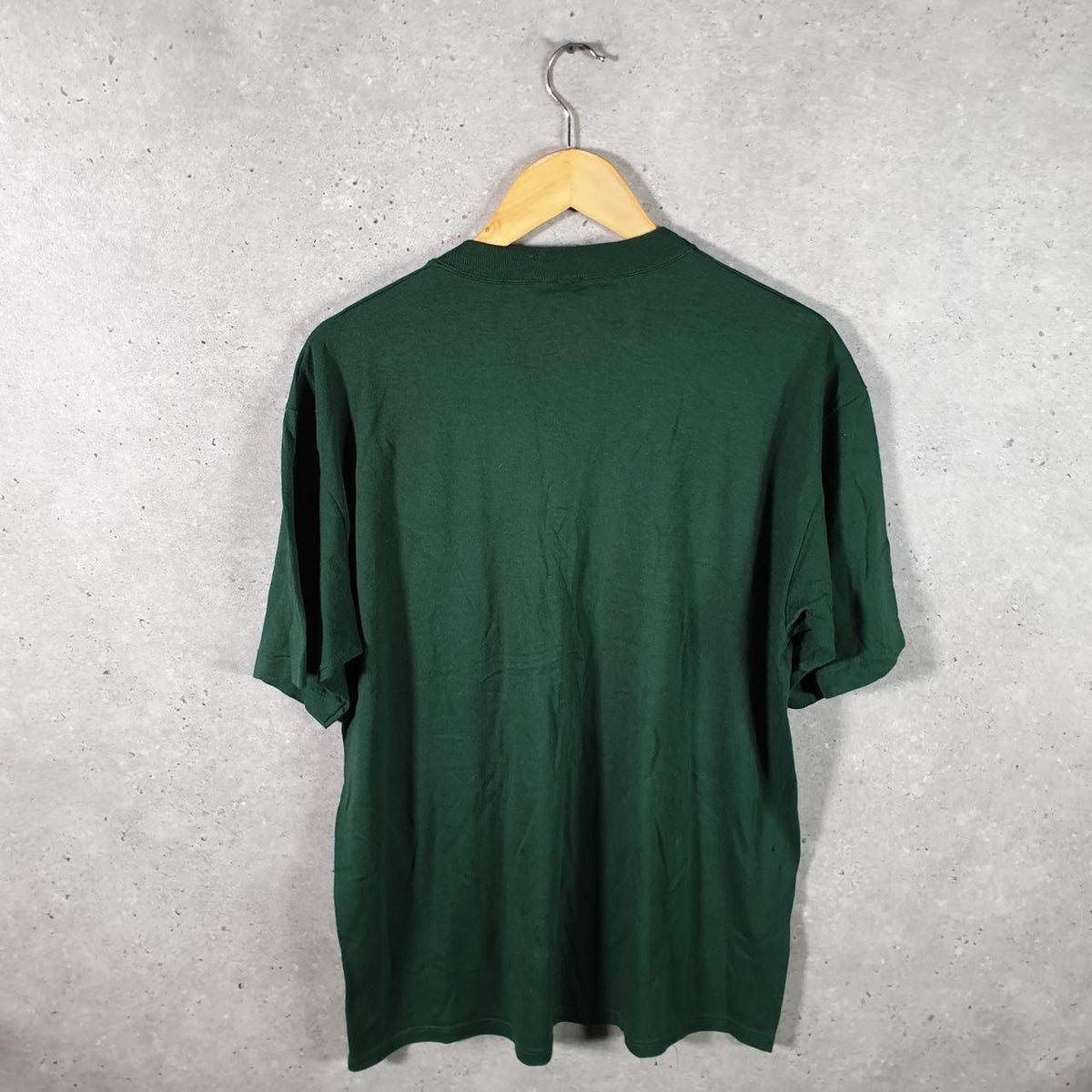 Vintage Jerzees USA Acrison Single Stitch T Shirt Men’s XL Green Big Fish Vintage