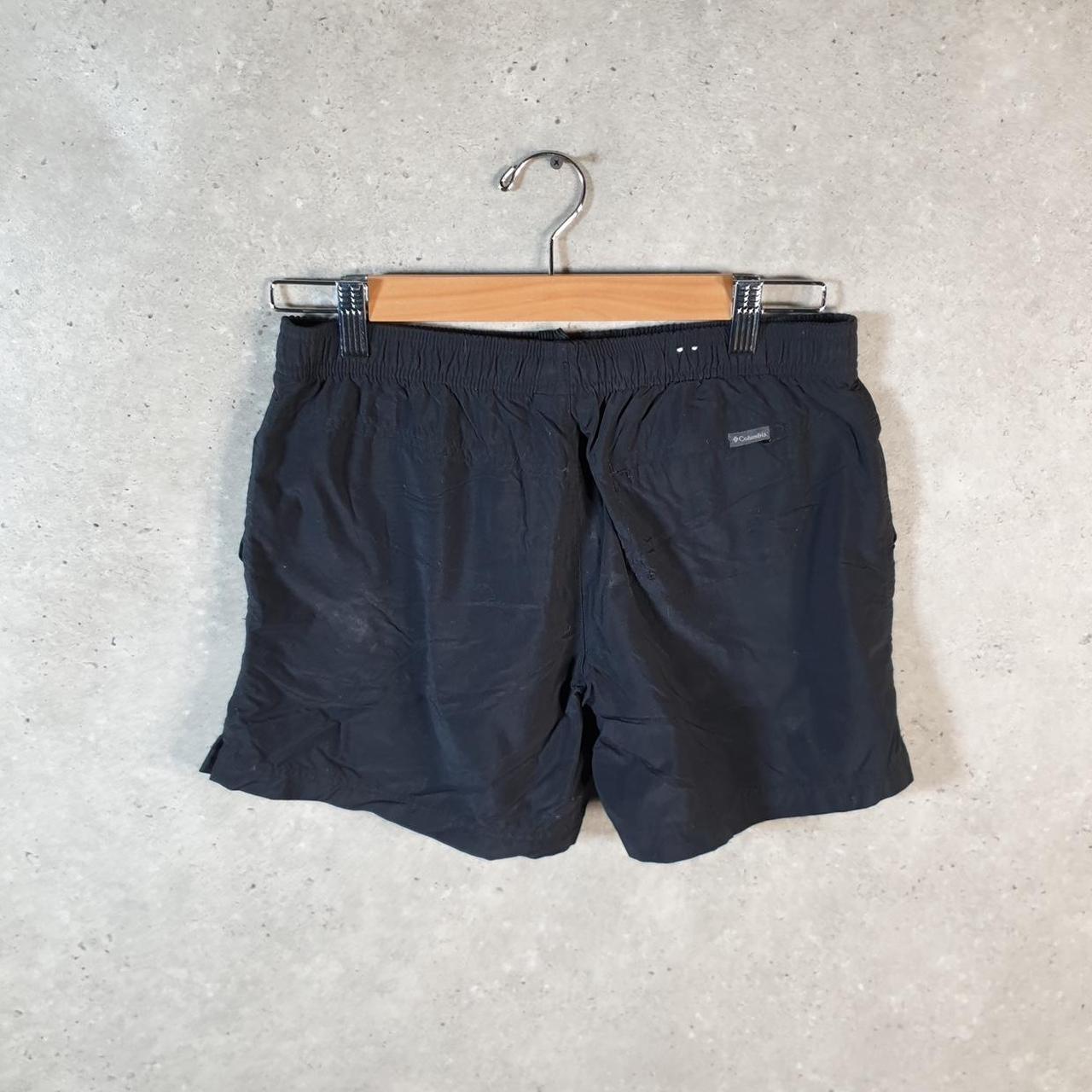 Vintage Columbia Performance Fishing Gear Shorts Womens Small Black Athletic Hiking