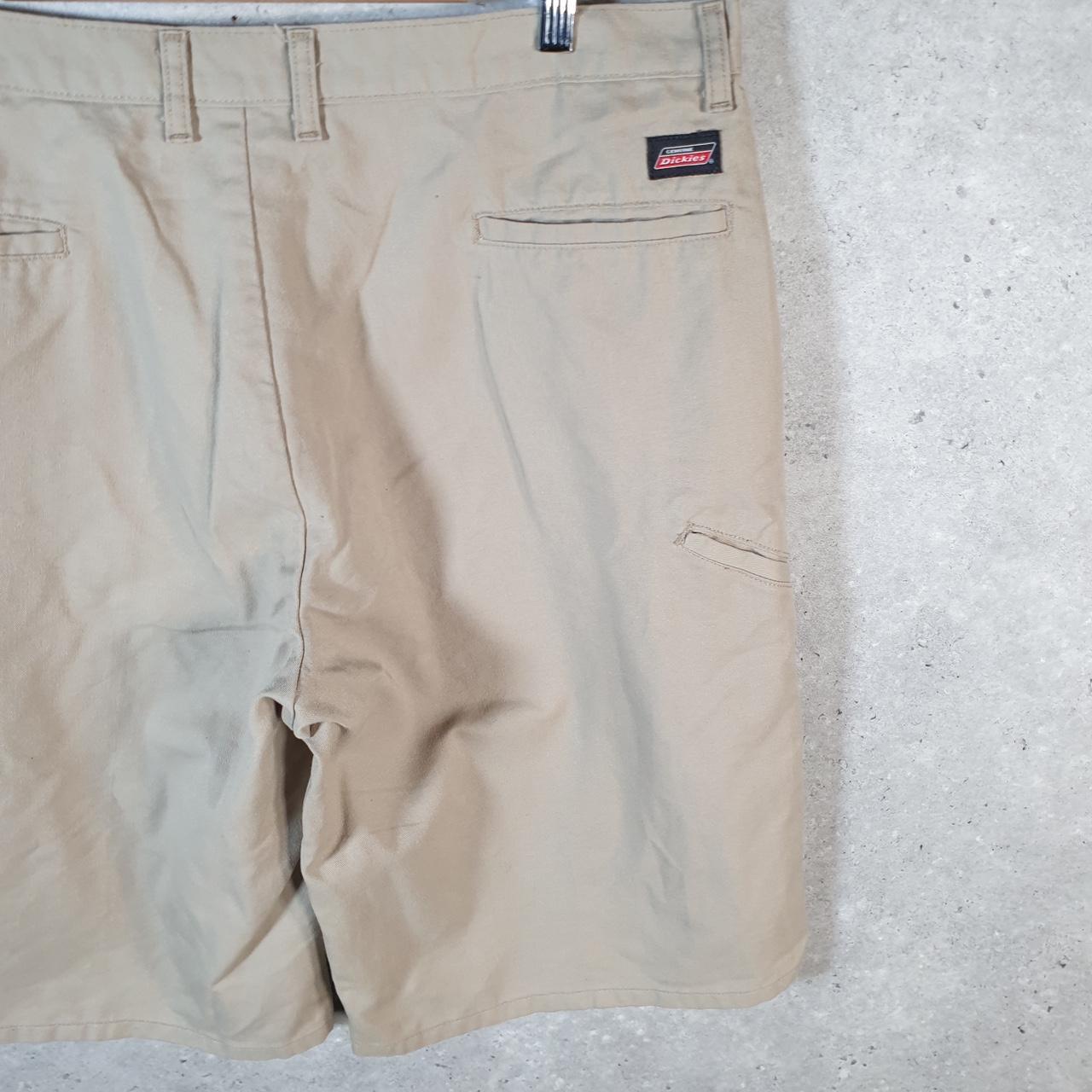 Vintage Dickies Baggy Chino Shorts Jorts Cargo Mens W40 Brown Loose Fit