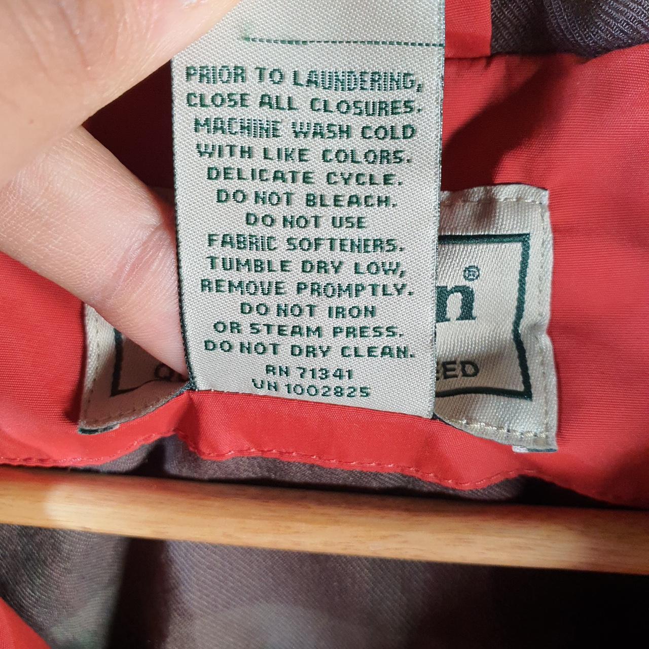 Vintage L.L. Bean Outdoors Nylon Jacket Mens Medium Red Full Zip Waterproof
