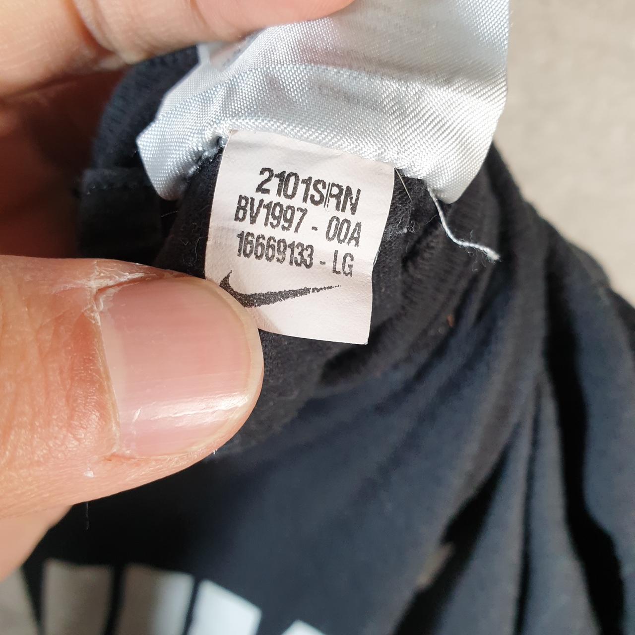 Vintage Nike Spellout Club T Shirt Men’s Large Black Logo Swoosh Athletic C9907