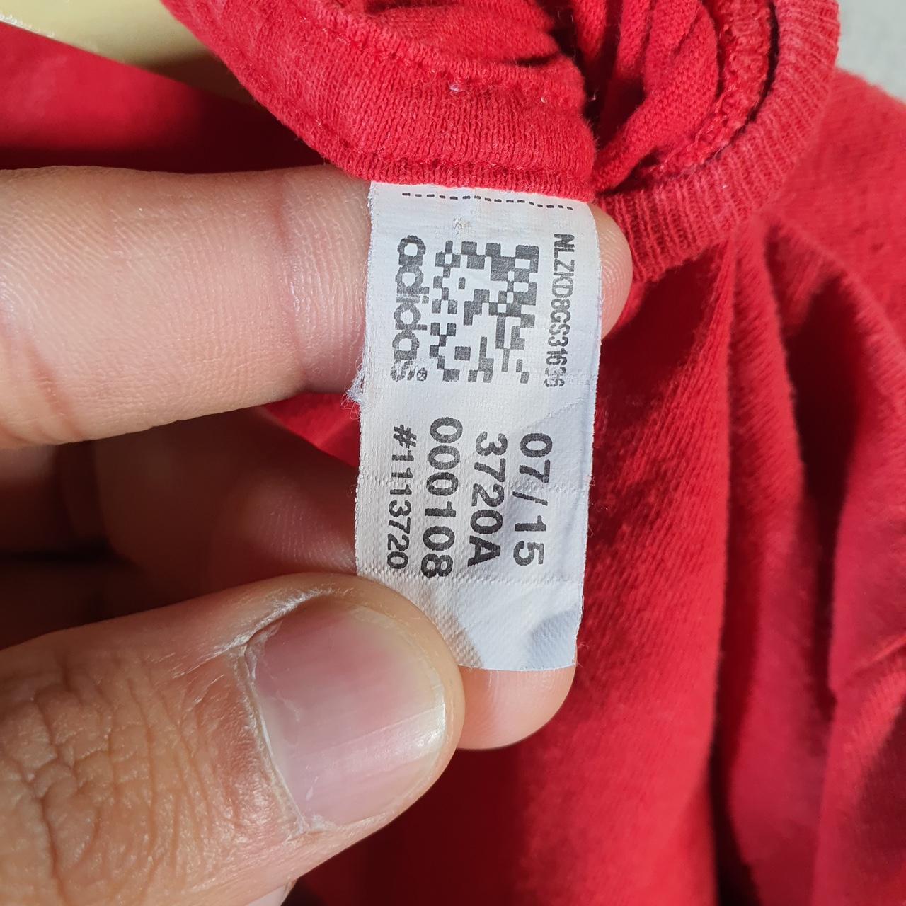 Vintage Adidas Go To Tee T Shirt Men’s Large Red Three Stripes Logo