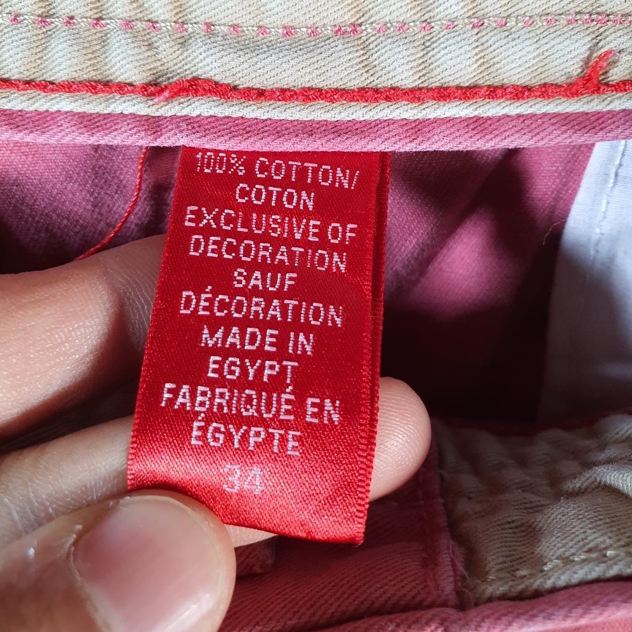 Vintage Izod Golf Chino Shorts Jorts Cargo Men’s W34 Pink Baggy Cotton A4407