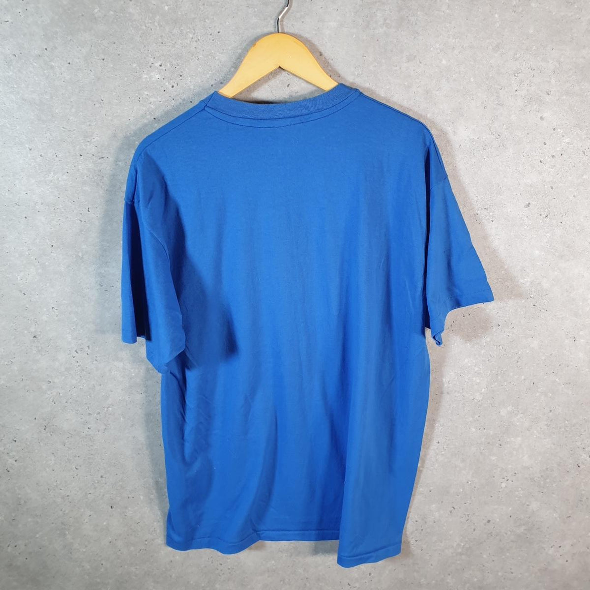 Vintage Hanes Saxon Reunion 1993 USA Single Stitch T Shirt Men’s XL Blue C8739