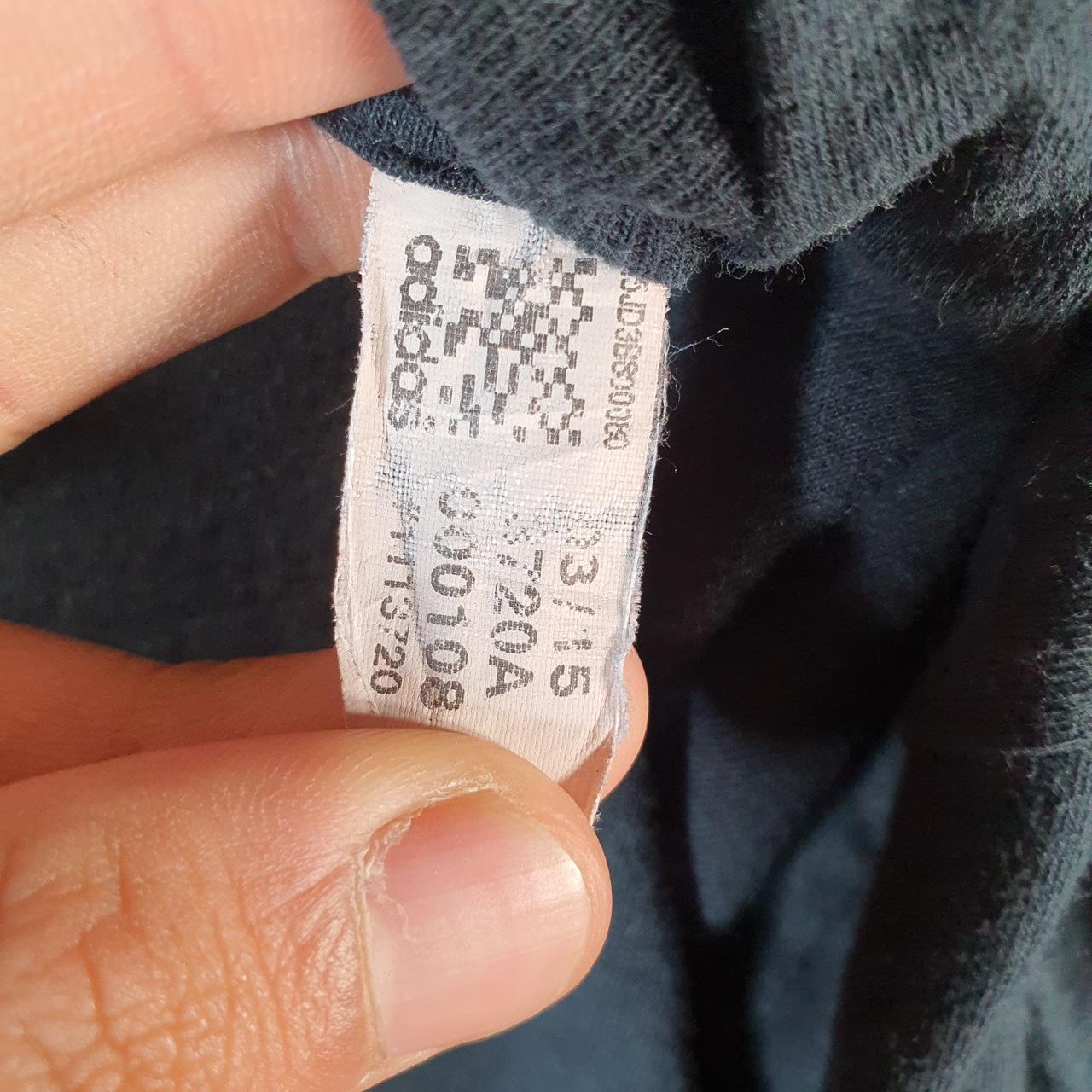 Vintage Adidas Go Tee T Shirt Men’s Medium Black Three Stripes Logo Athletic