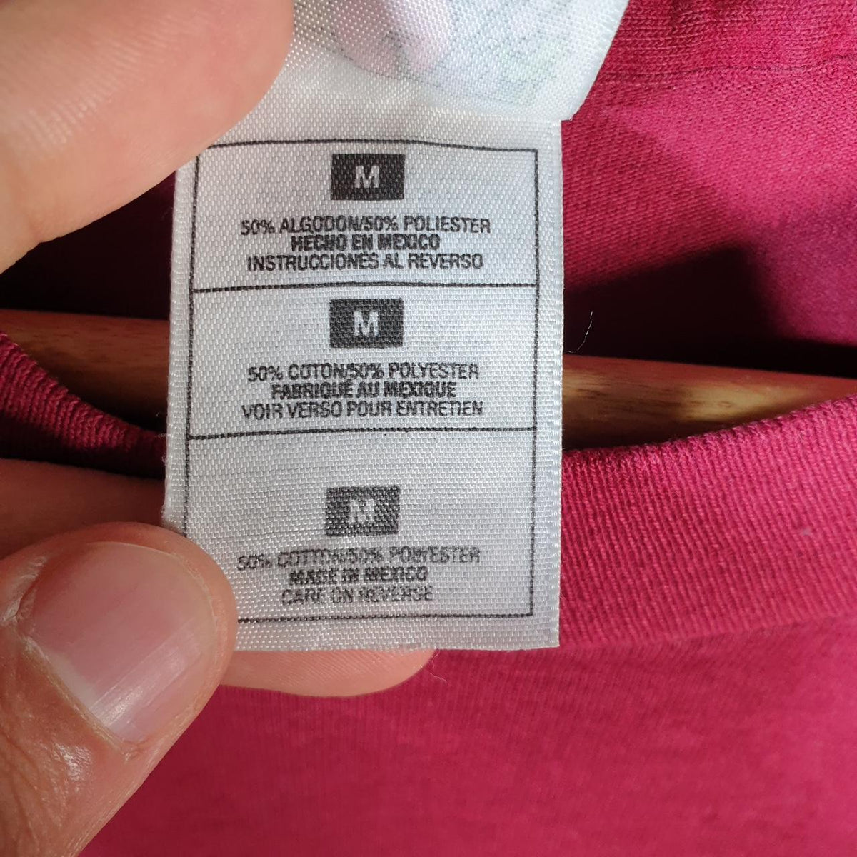 Vintage Fruit of the Loom Liberty Education USA 90s Single Stitch T Shirt Men’s Medium Pink C8965