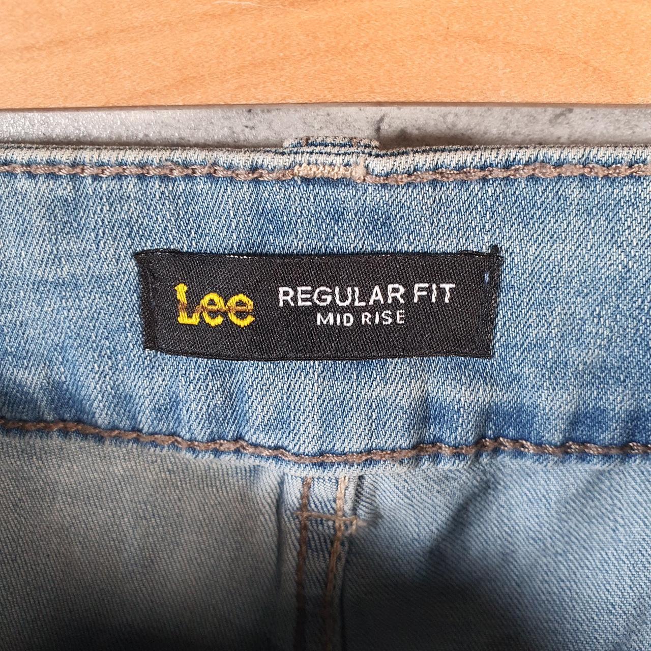 Vintage Lee Baggy Shorts Jorts Cargo Womens W40 Blue Denim Relaxed Cargo