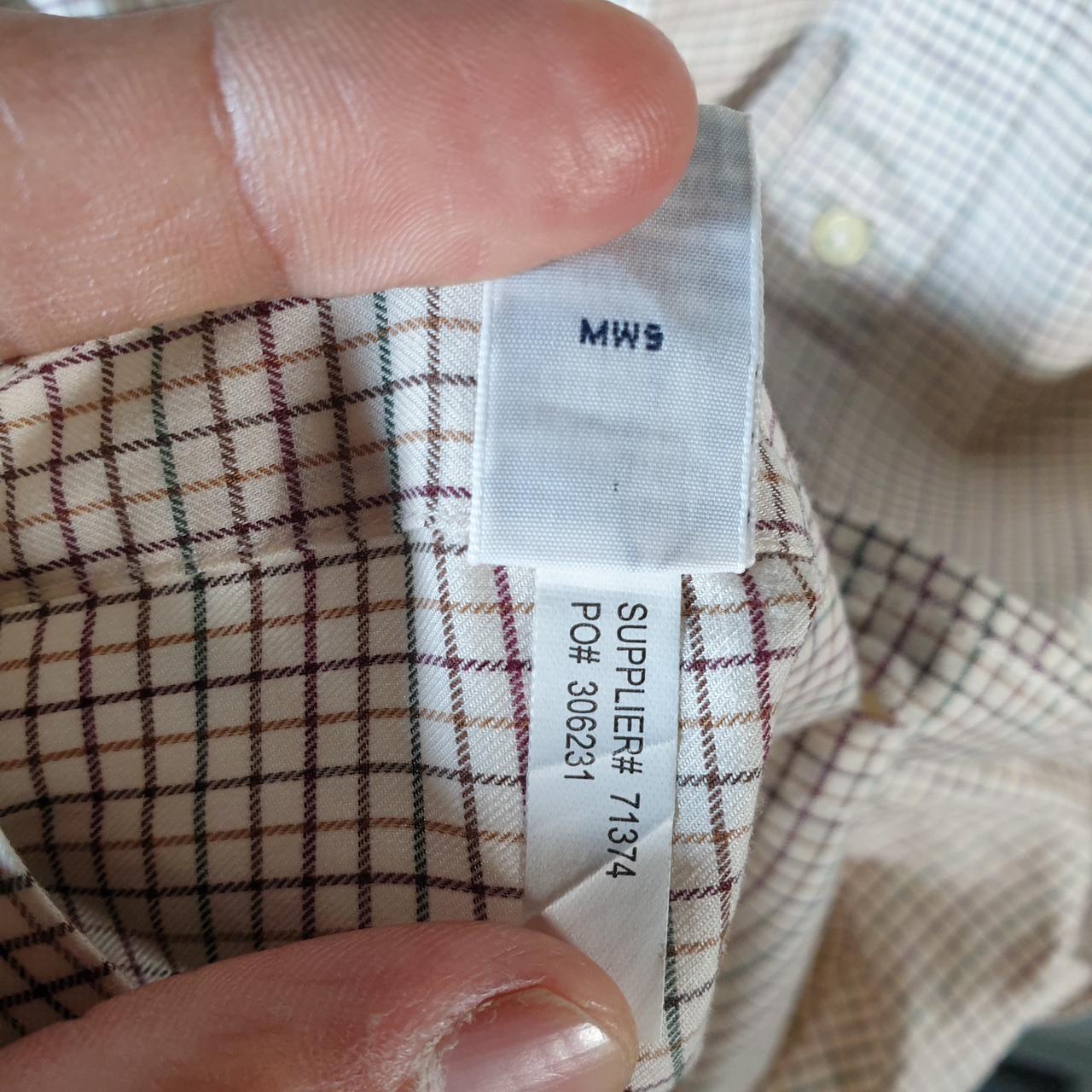 Vintage Ralph Lauren Button Down Shirt Men’s Large Classic Fit Checkered Pony Cotton