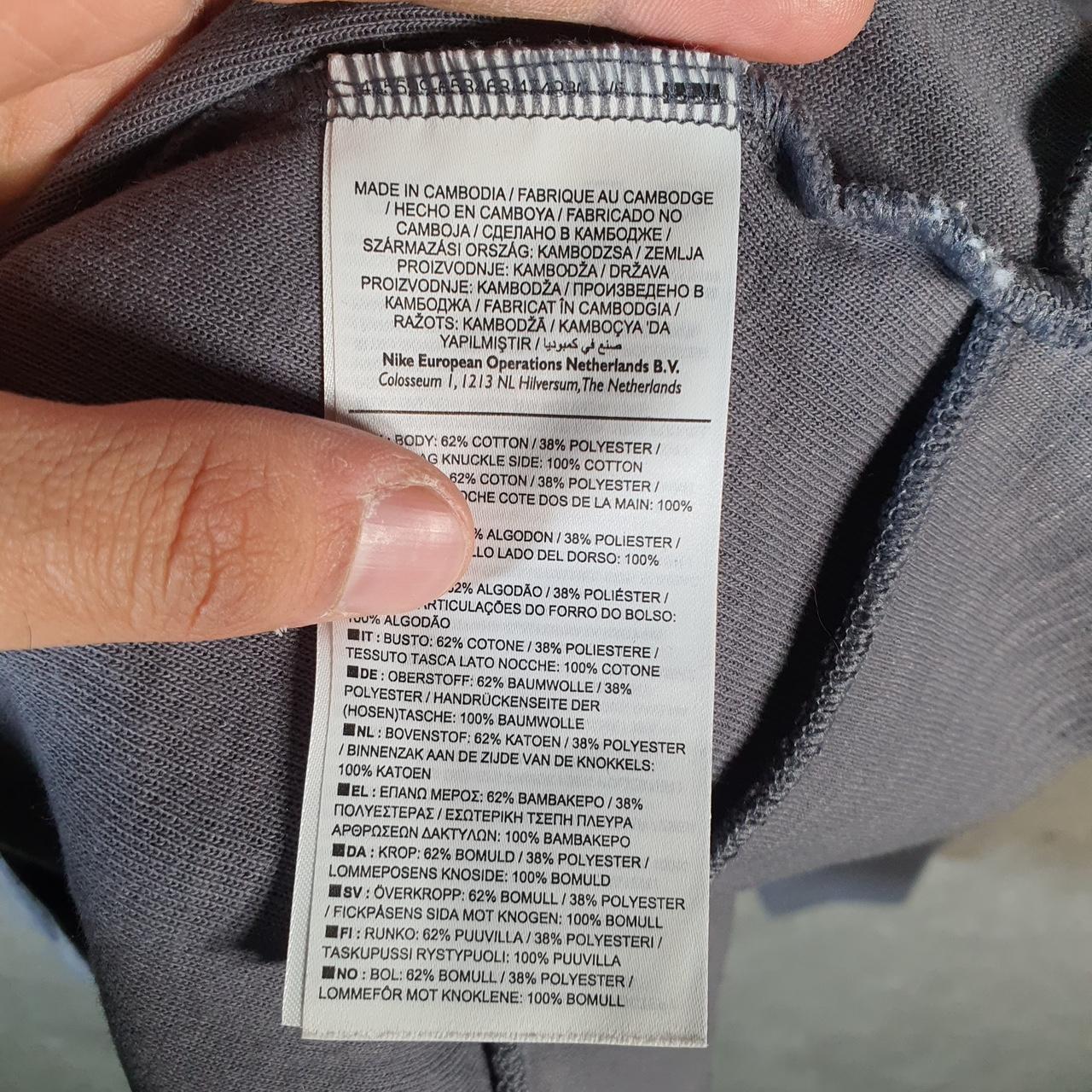 Vintage Nike Club Embroidered Hoodie Men’s Large Grey Swoosh Y2K Pullover