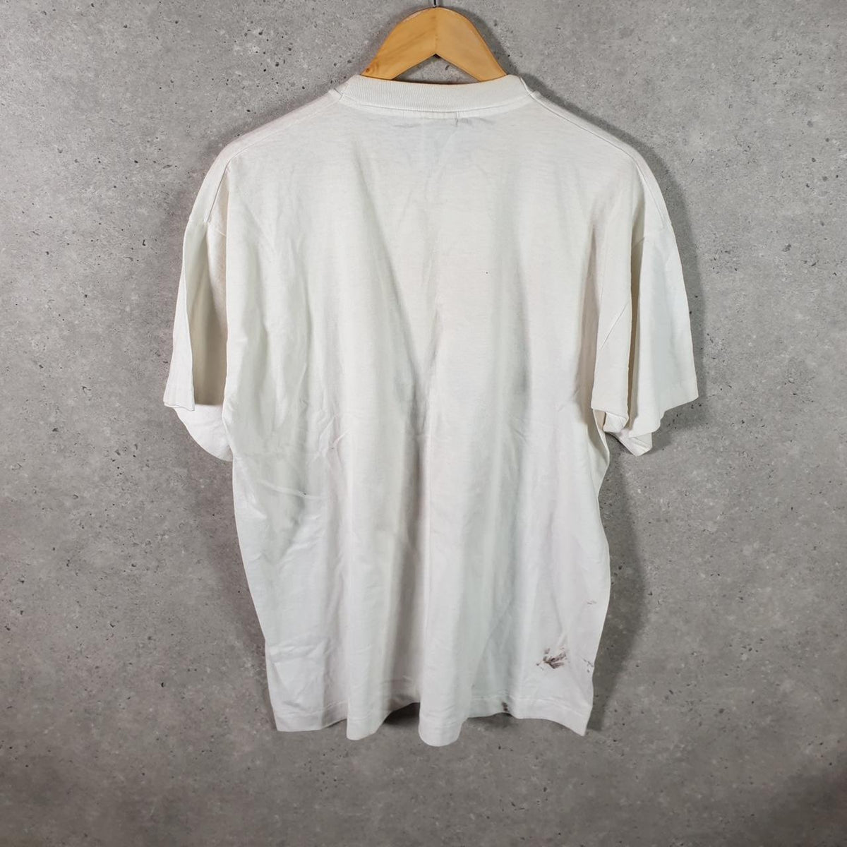 Vintage Best Fruit of the Loom 1996 Basketball Georgia USA Single Stitch T Shirt Men’s XL White Big Fish Vintage