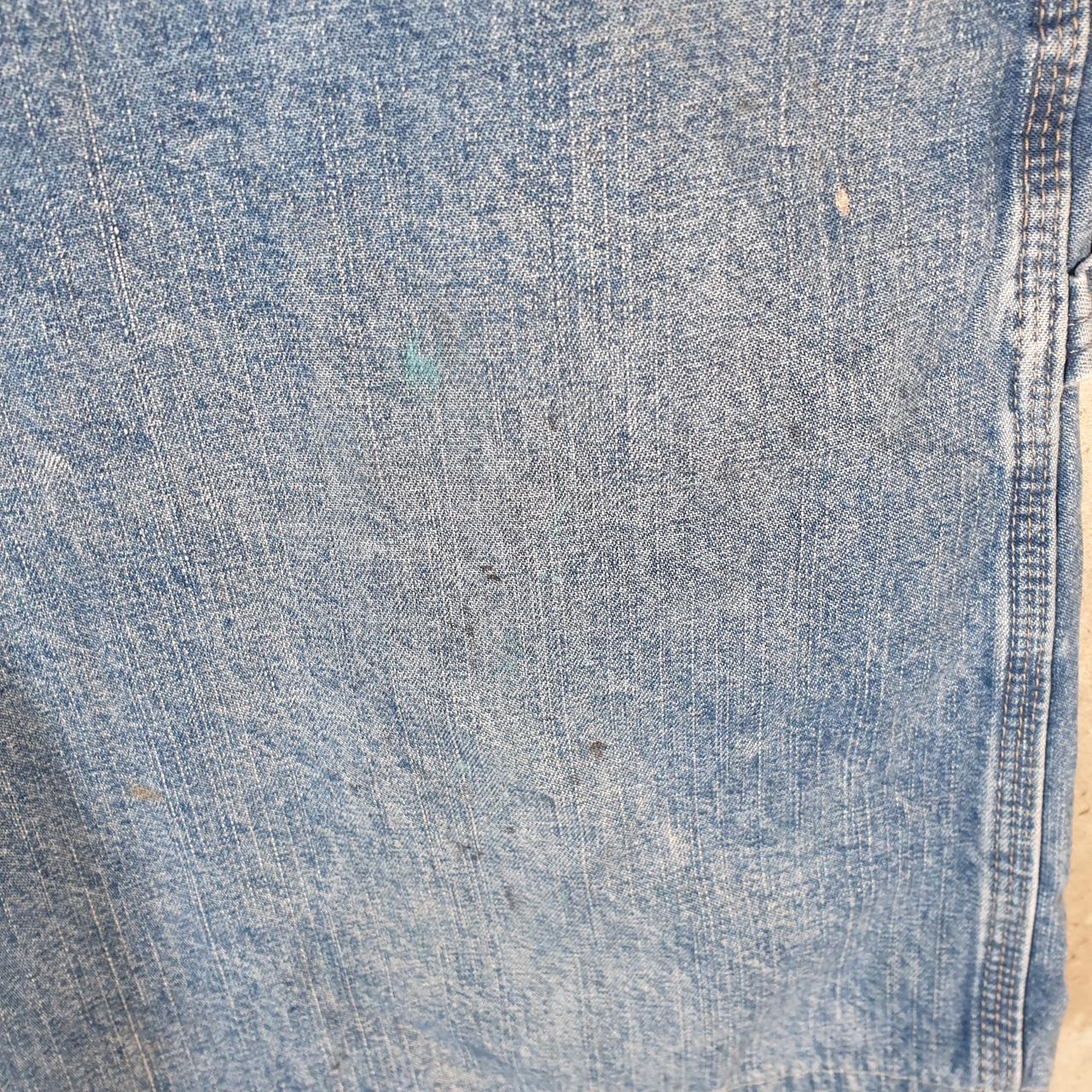 Vintage Wrangler Denim Shorts Jorts Cargo Men’s W36 Blue Baggy Cotton