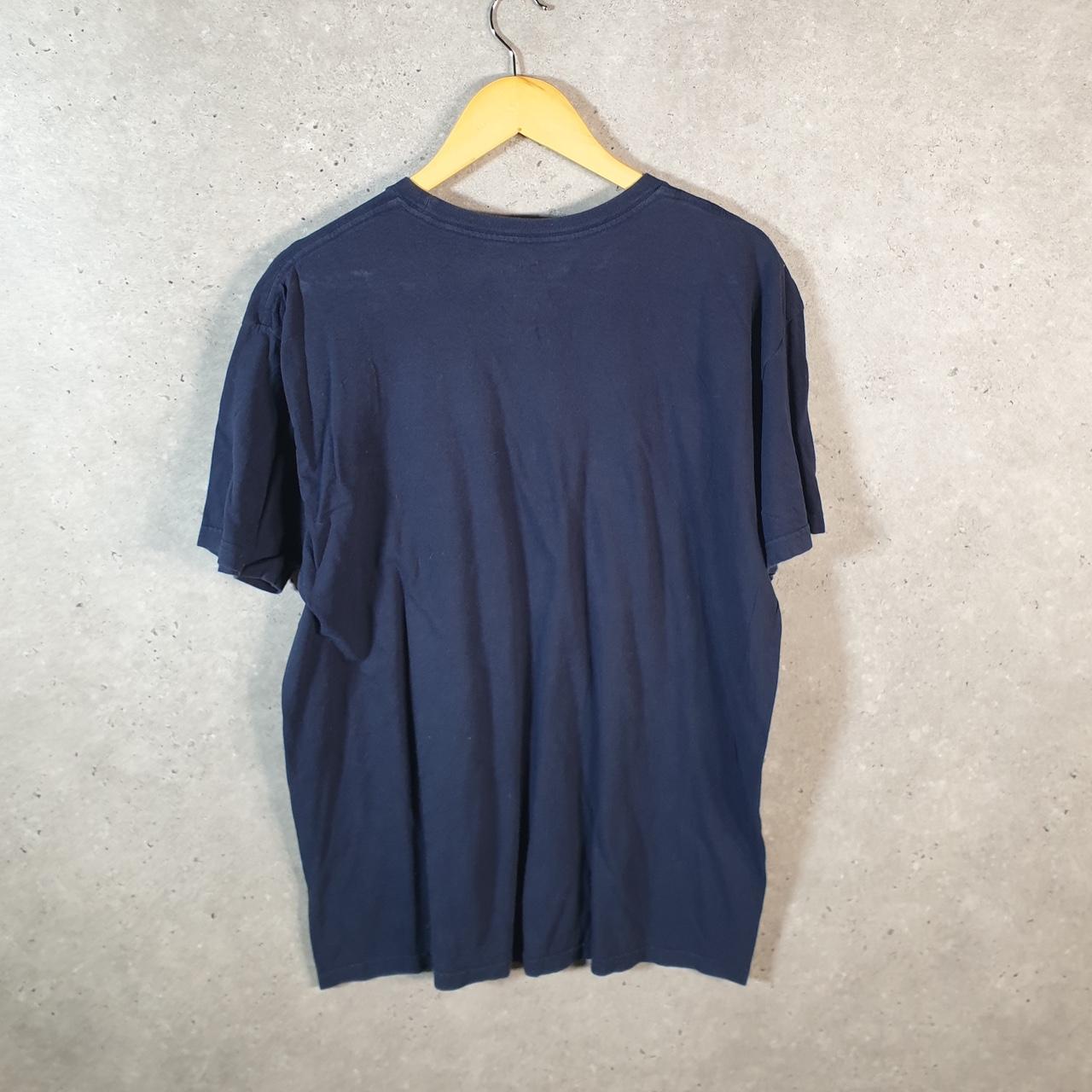 Vintage Ralph Lauren Polo T Shirt Men’s Large Navy Blue Embroidered Classic Fit Pony C9043