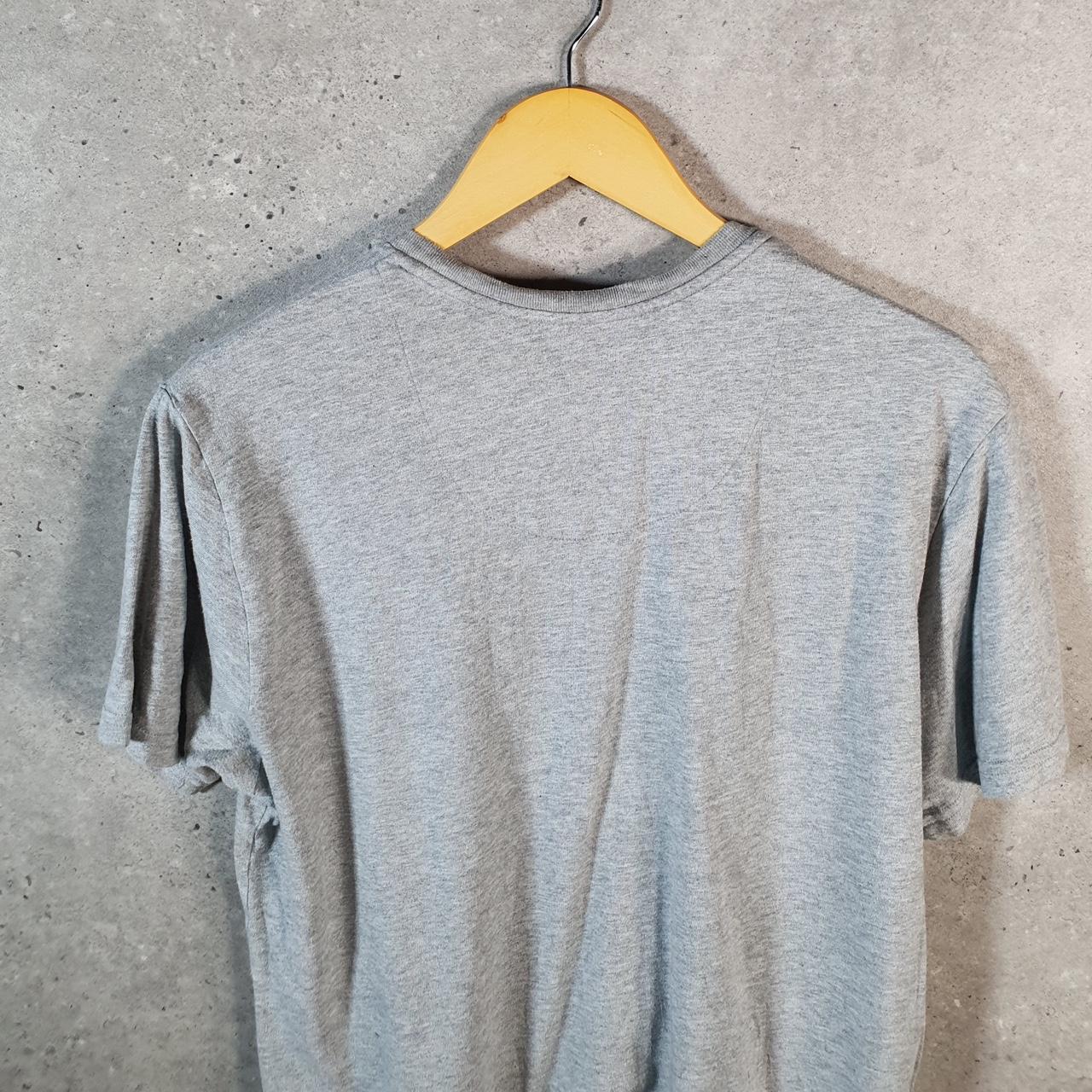 Vintage Ralph Lauren Polo Sport T Shirt Men’s Medium Grey Classic Fit Embroidered Pony C8693