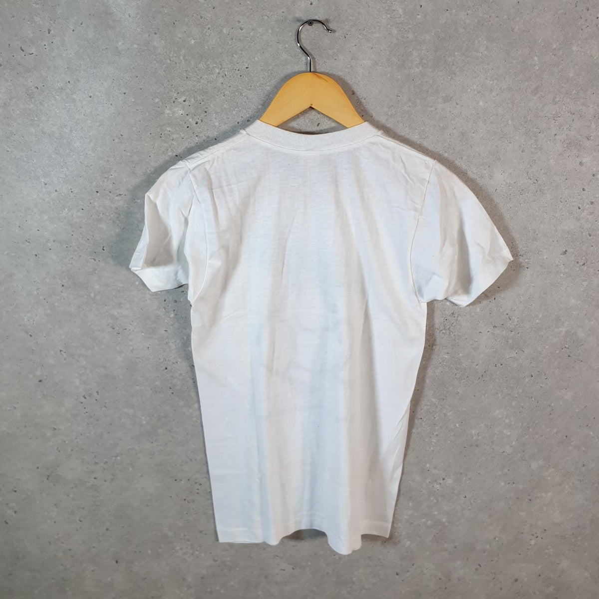 Vintage Collegiate Pacific Frog Jump In 90s USA Single Stitch T Shirt Womens Large White