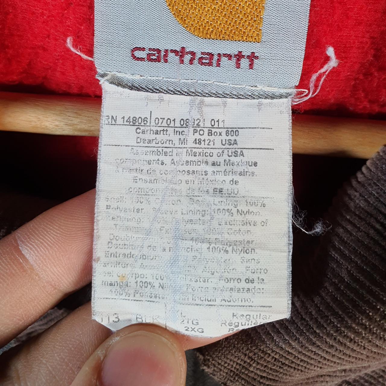 Vintage Carhartt Santa Fe Work Jacket Men’s 2XL Black J13 BLK USA Big Fish Vintage