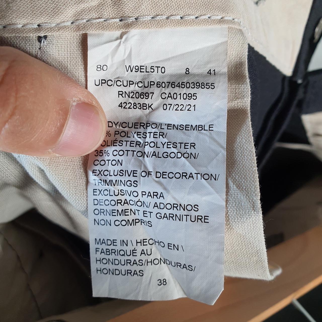 Vintage Dickies Baggy Chino Shorts Jorts Cargo Mens W38 Black Loose Fit