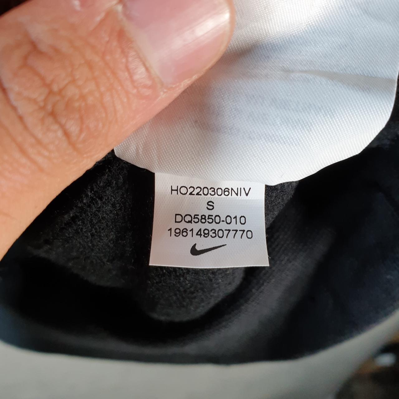 Vintage Nike Cropped Club Hoodie Womens Small Black Swoosh Y2K Pullover