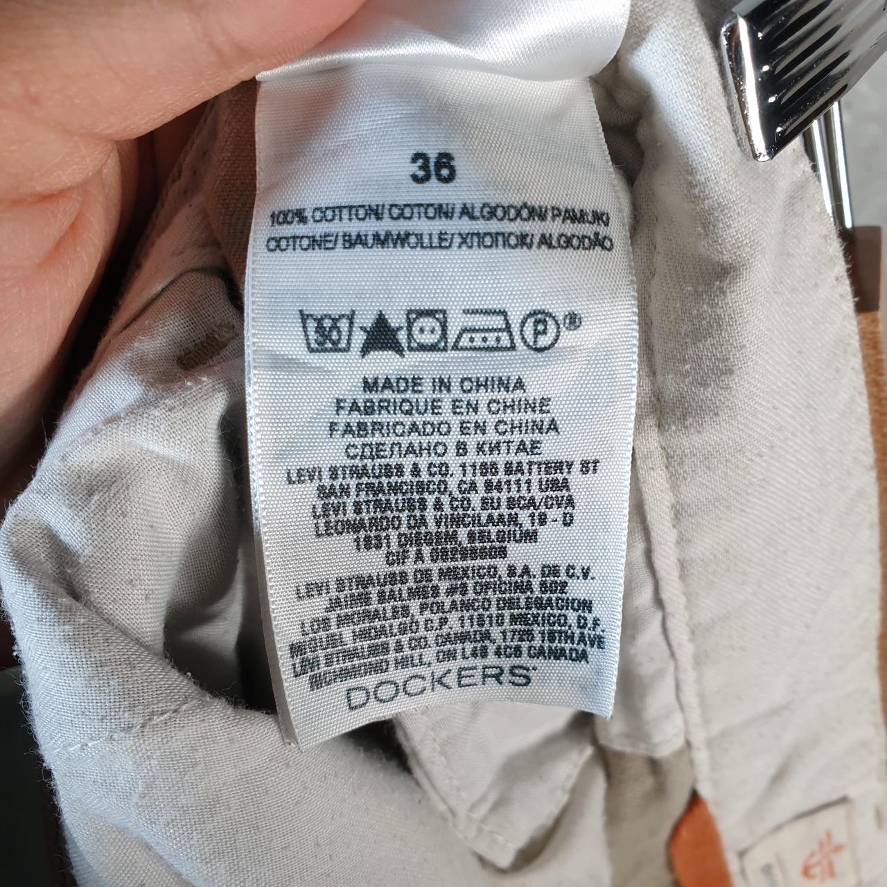 Vintage Dockers Chino Shorts Jorts Cargo Men’s W36 Brown Baggy Cotton