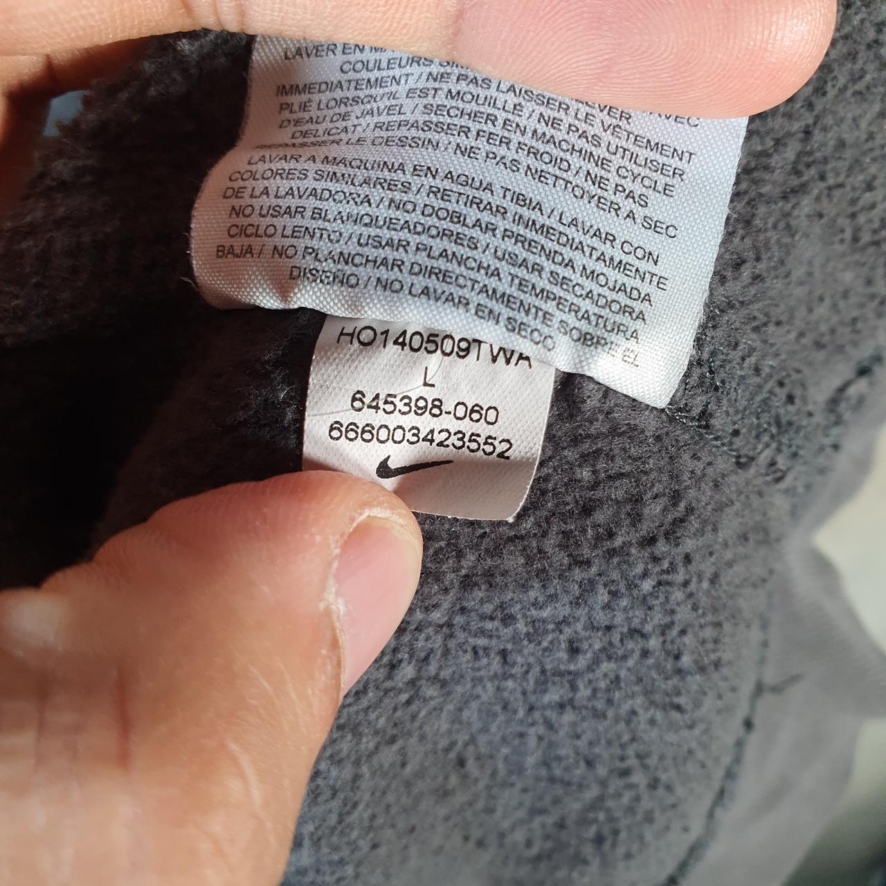 Vintage Nike Club Spellout Hoodie Men’s Large Black Swoosh Y2K Pullover