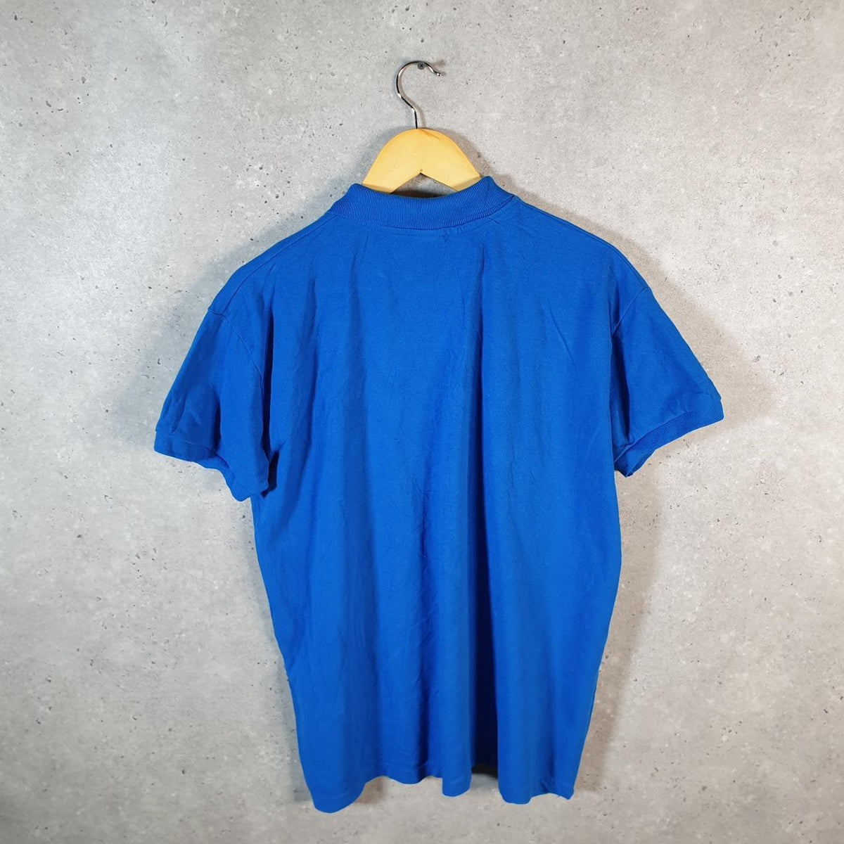 Vintage Lacoste Polo Shirt Men’s Small Blue Regular Fit Embroidered Logo C9791