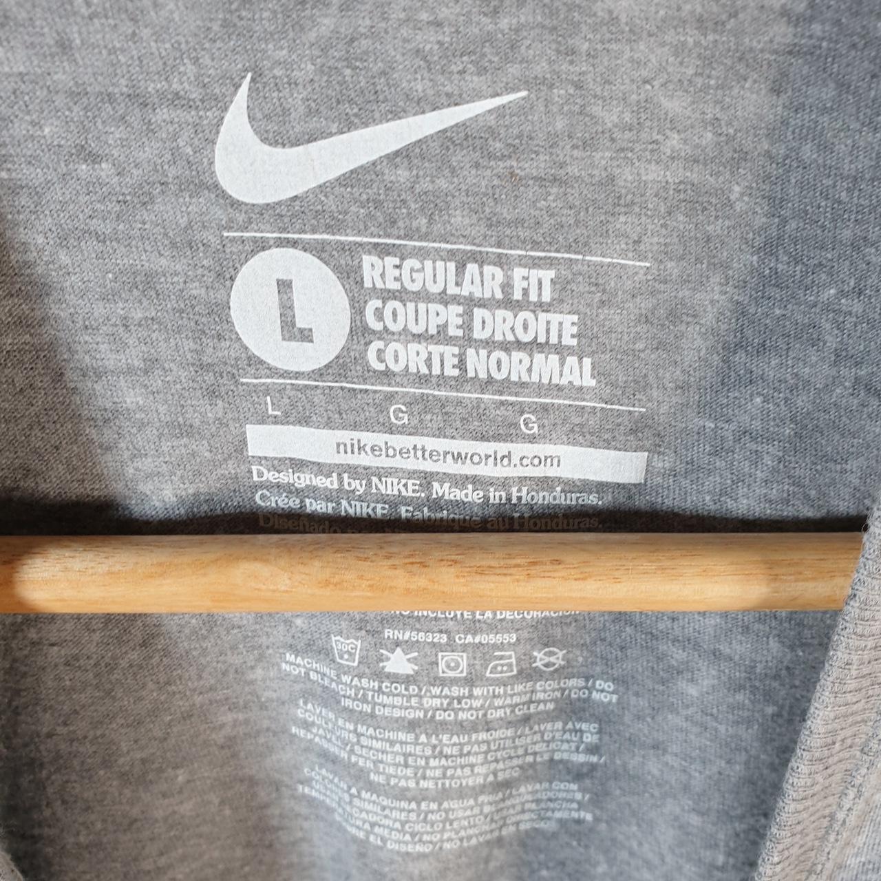 Vintage Nike Mexico Lobos Soccer T Shirt Men’s Large Grey Logo Printed Swoosh Athletic