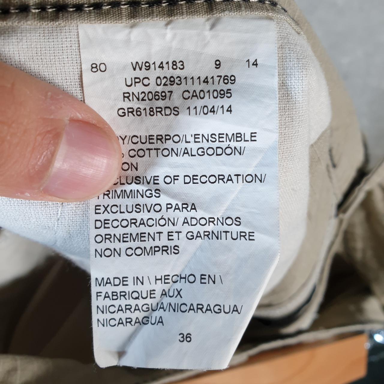 Vintage Dickies Baggy Chino Shorts Jorts Cargo Mens W36 Brown Loose Fit