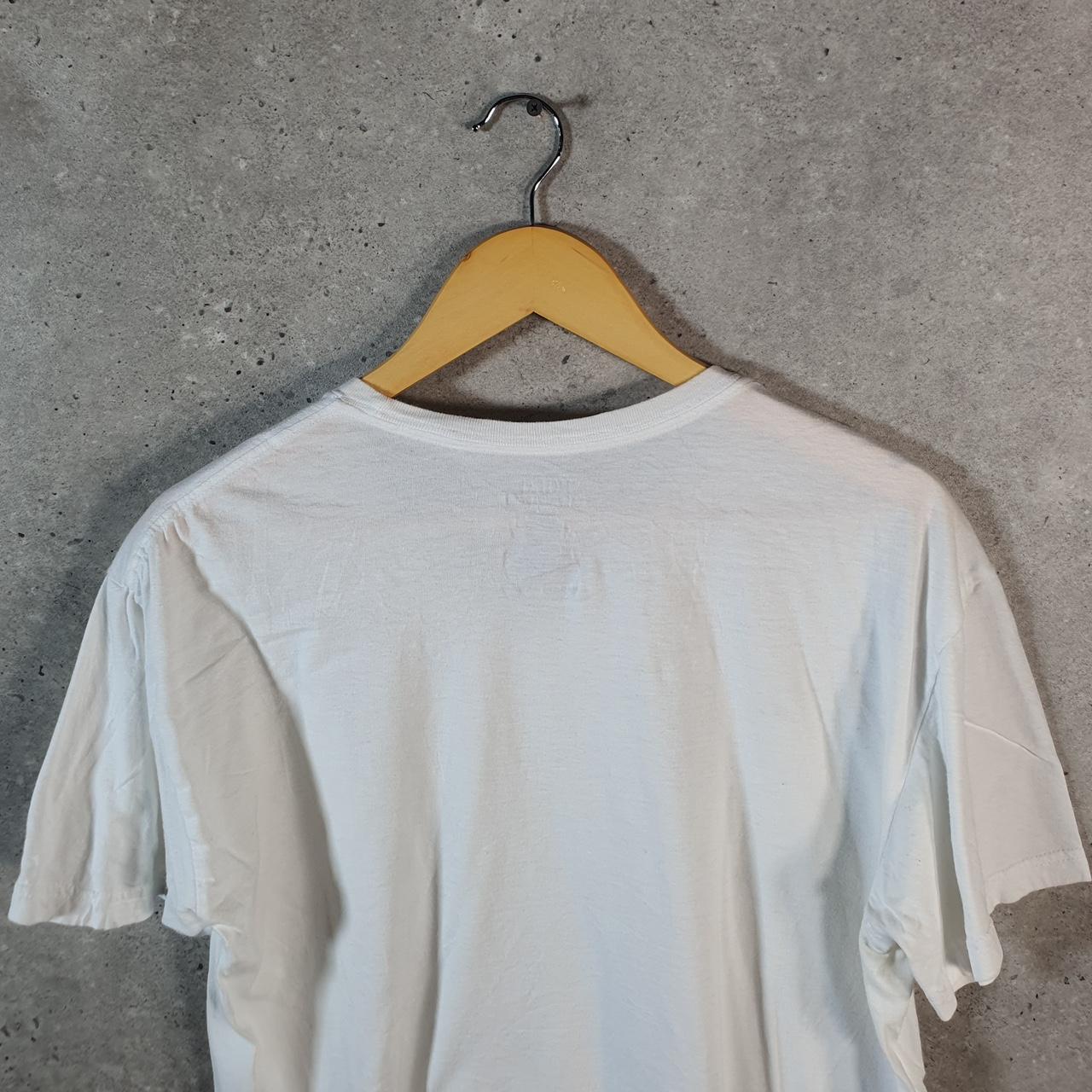 Vintage Ralph Lauren Polo Sport T Shirt Men’s Large White Classic Fit Embroidered Pony C8705