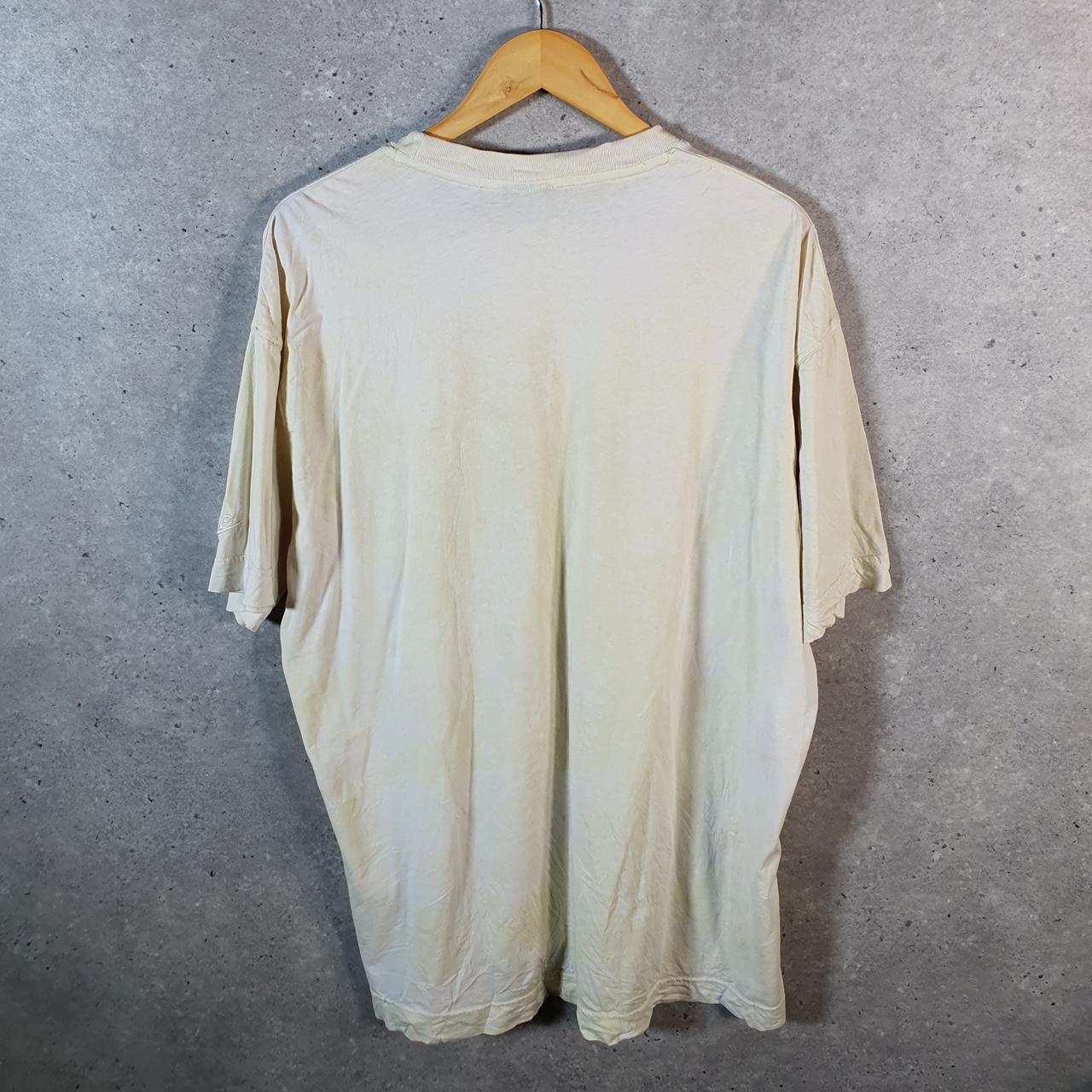 Vintage Nike Just Do It T Shirt Men’s Large Yellow Swoosh Logo Athletic Big Fish Vintage