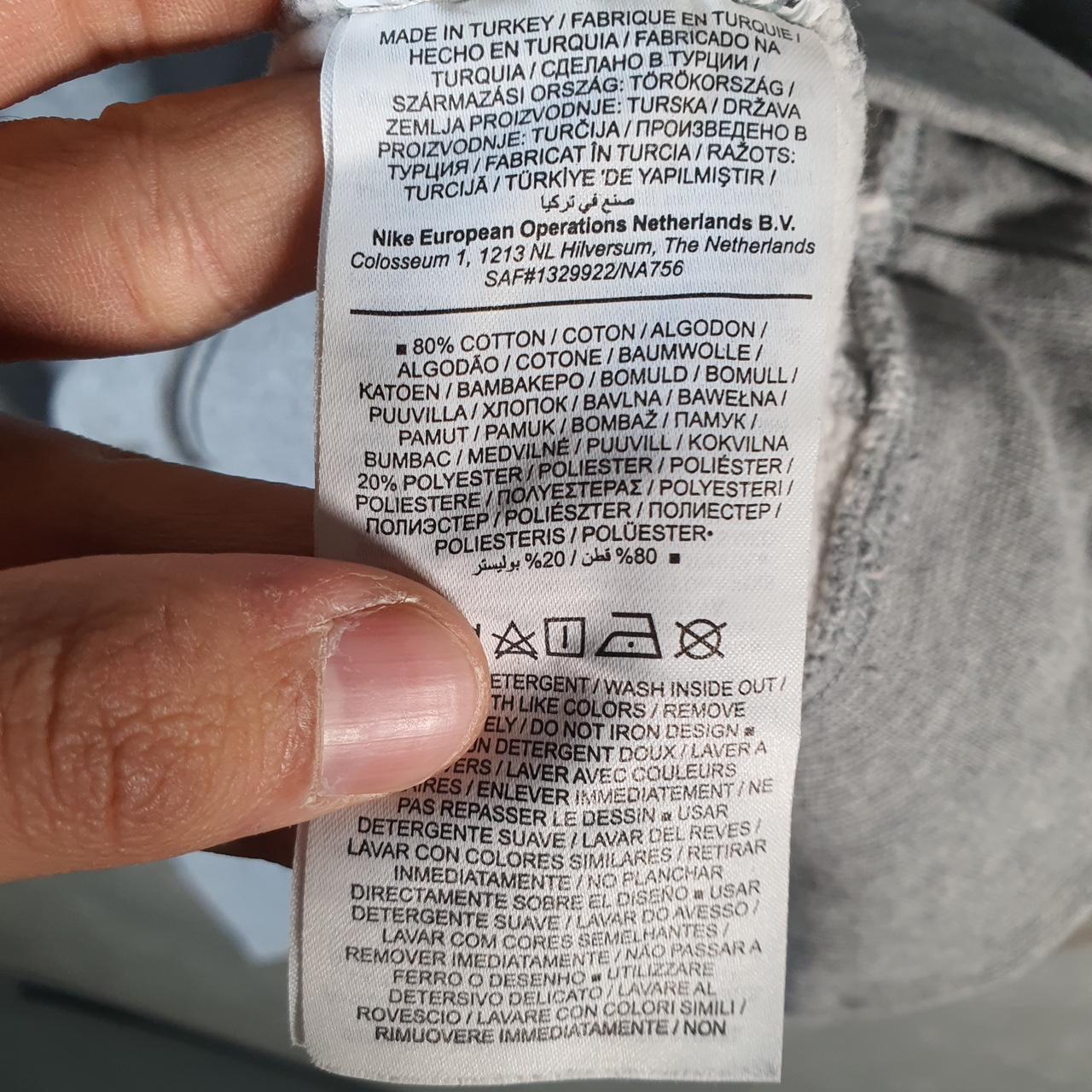 Vintage Nike Centre Swoosh Sweatshirt Womens Medium Grey Y2K Pullover