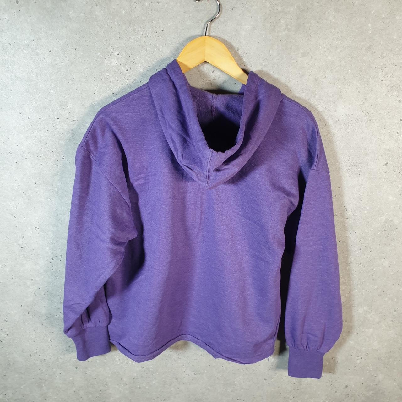 Vintage NFL Minnesota Vikings Hoodie Womens Medium Purple USA Pro Sport