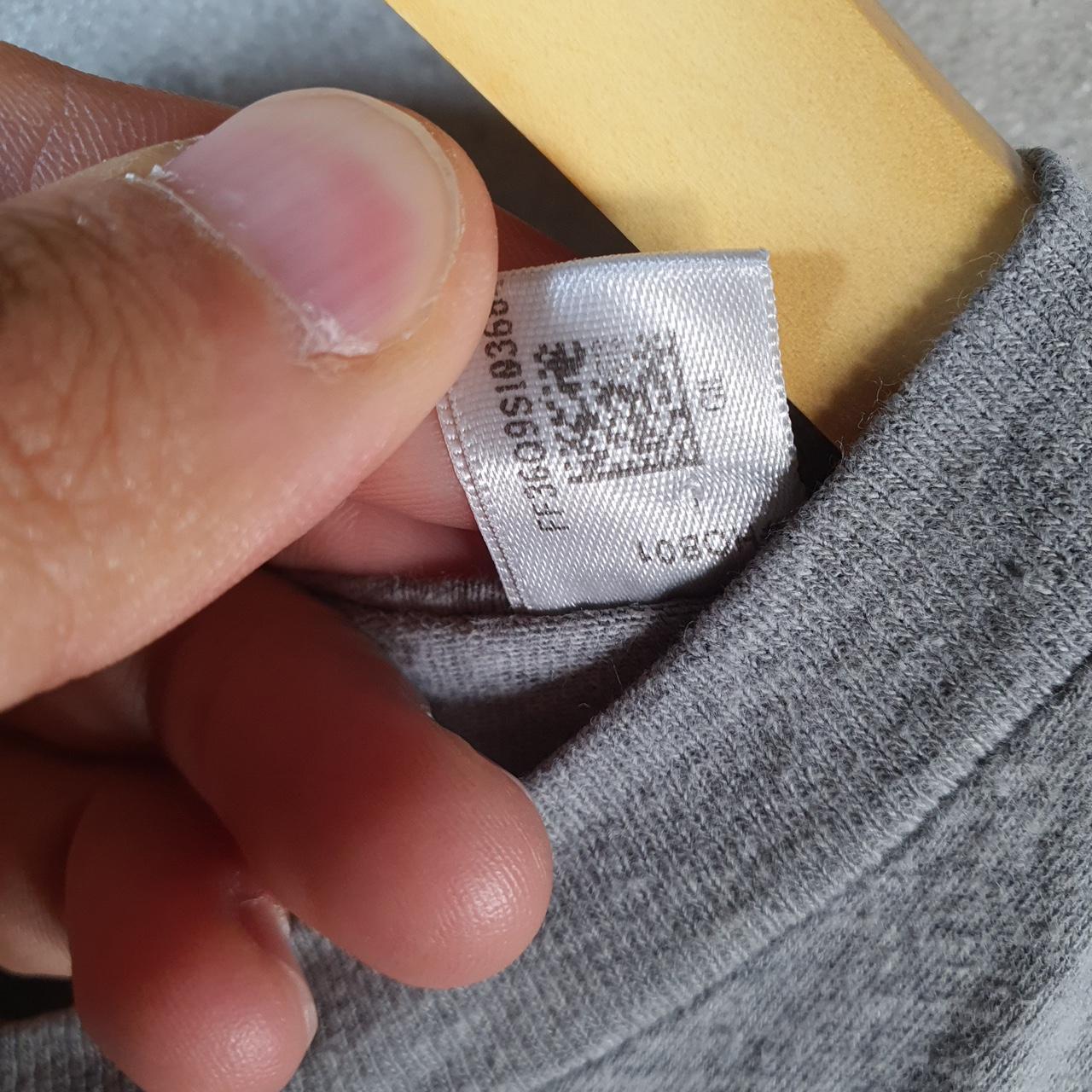 Vintage Adidas Amplifier T Shirt Men’s Medium Grey Three Stripes Logo Athletic