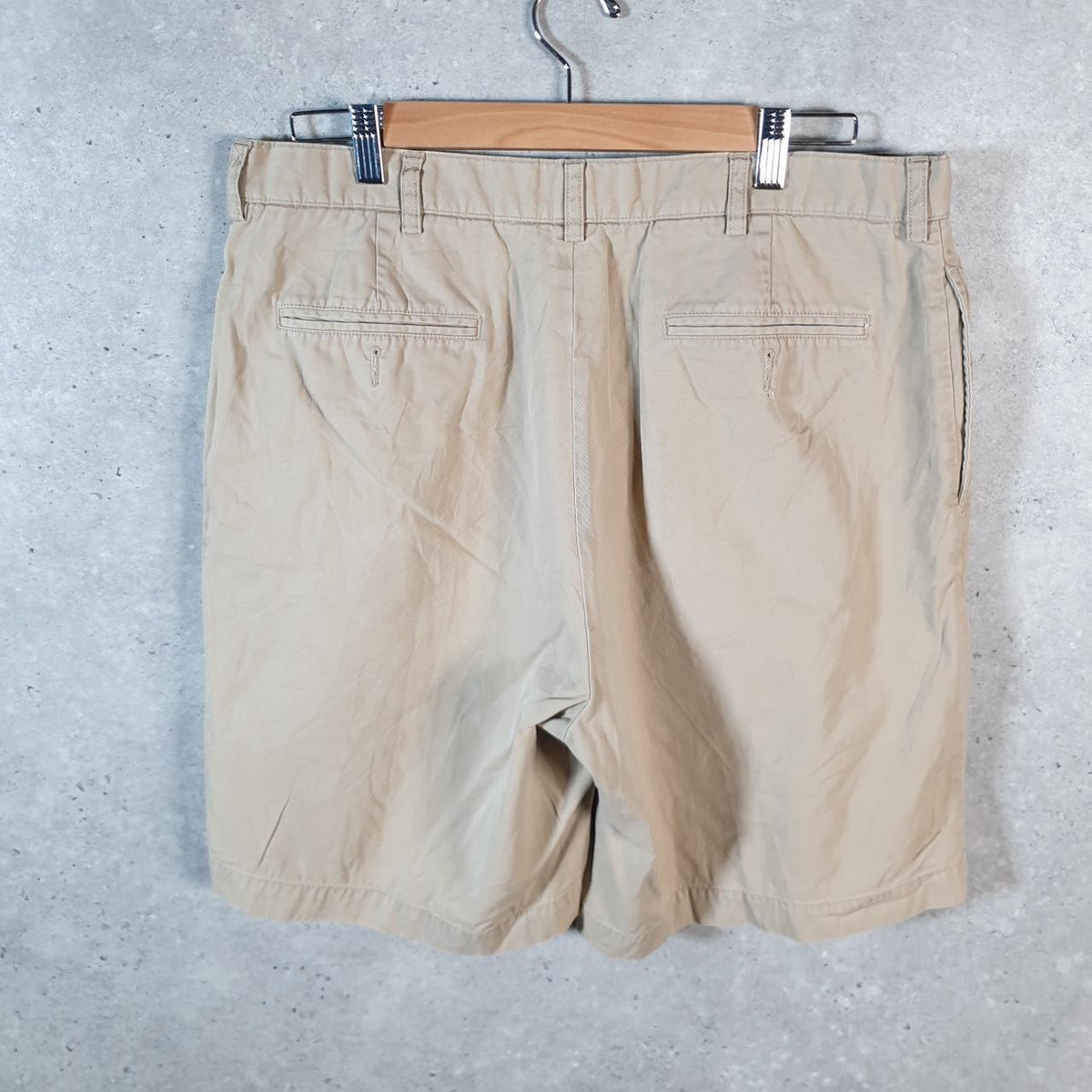 Vintage Ralph Lauren Polo Shorts Jorts Chino Cargo Men’s W36 Brown Baggy Cotton