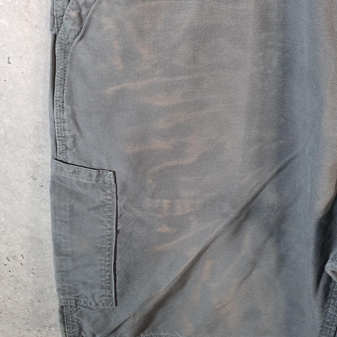 Vintage Carhartt Baggy Carpenter Shorts Jorts Cargo Men’s W36 Grey Relaxed Fit Workwear Big Fish Vintage