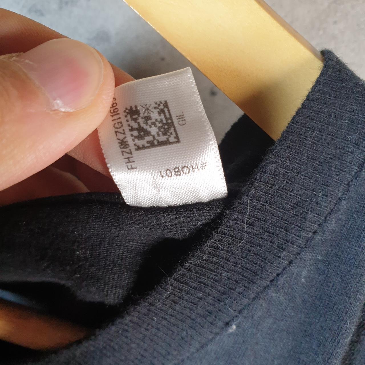 Vintage Adidas Amplifier T Shirt Men’s XL Black Three Stripes Logo Athletic