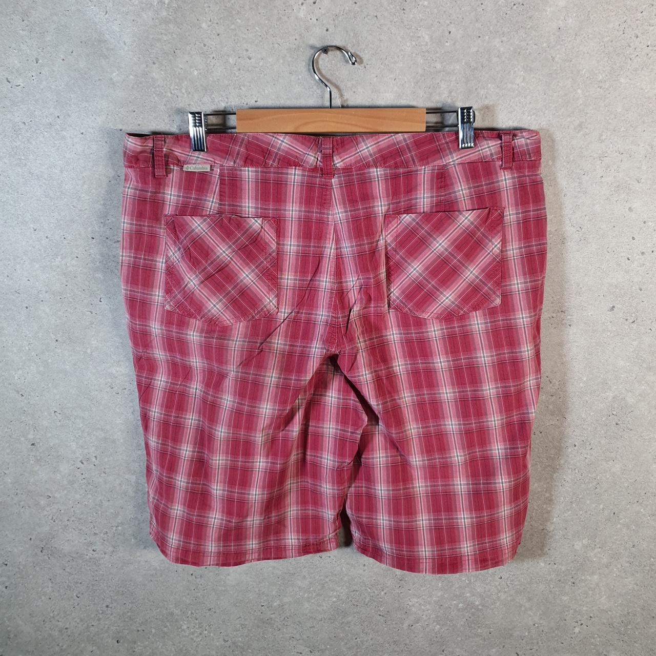 Vintage Columbia Cargo Shorts Womens W40 Pink Athletic Hiking