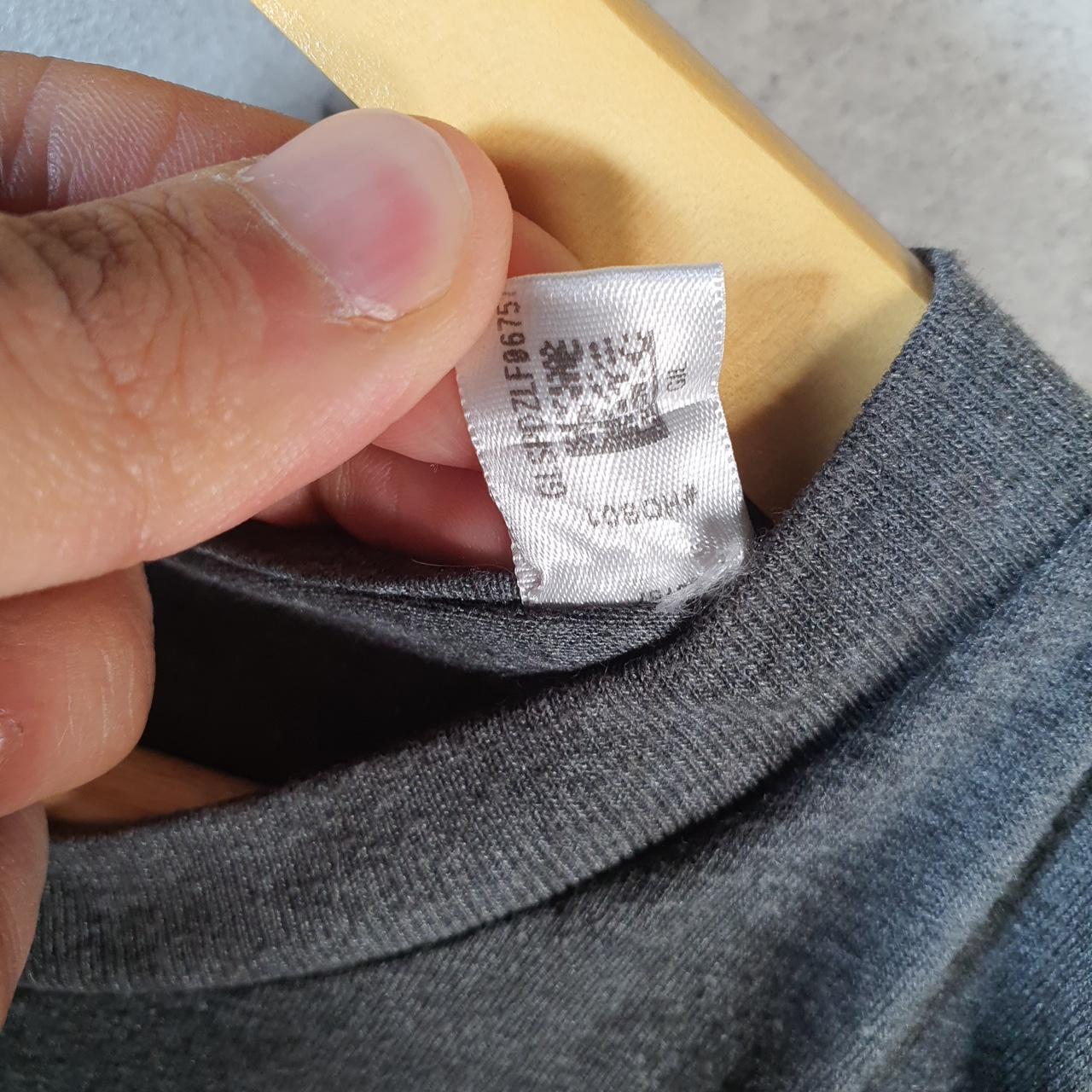 Vintage Adidas Go To Tee T Shirt Men’s Medium Grey Three Stripes Logo Athletic