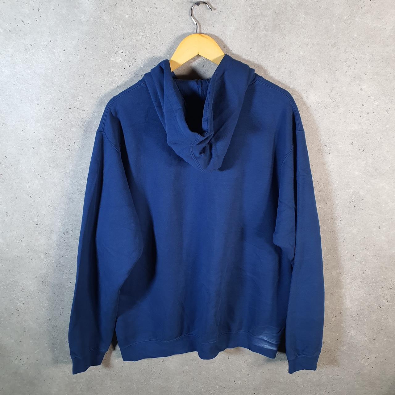 Vintage Nike SFG Basketball Hoodie Men’s Large Blue Swoosh Y2K Pullover Logo