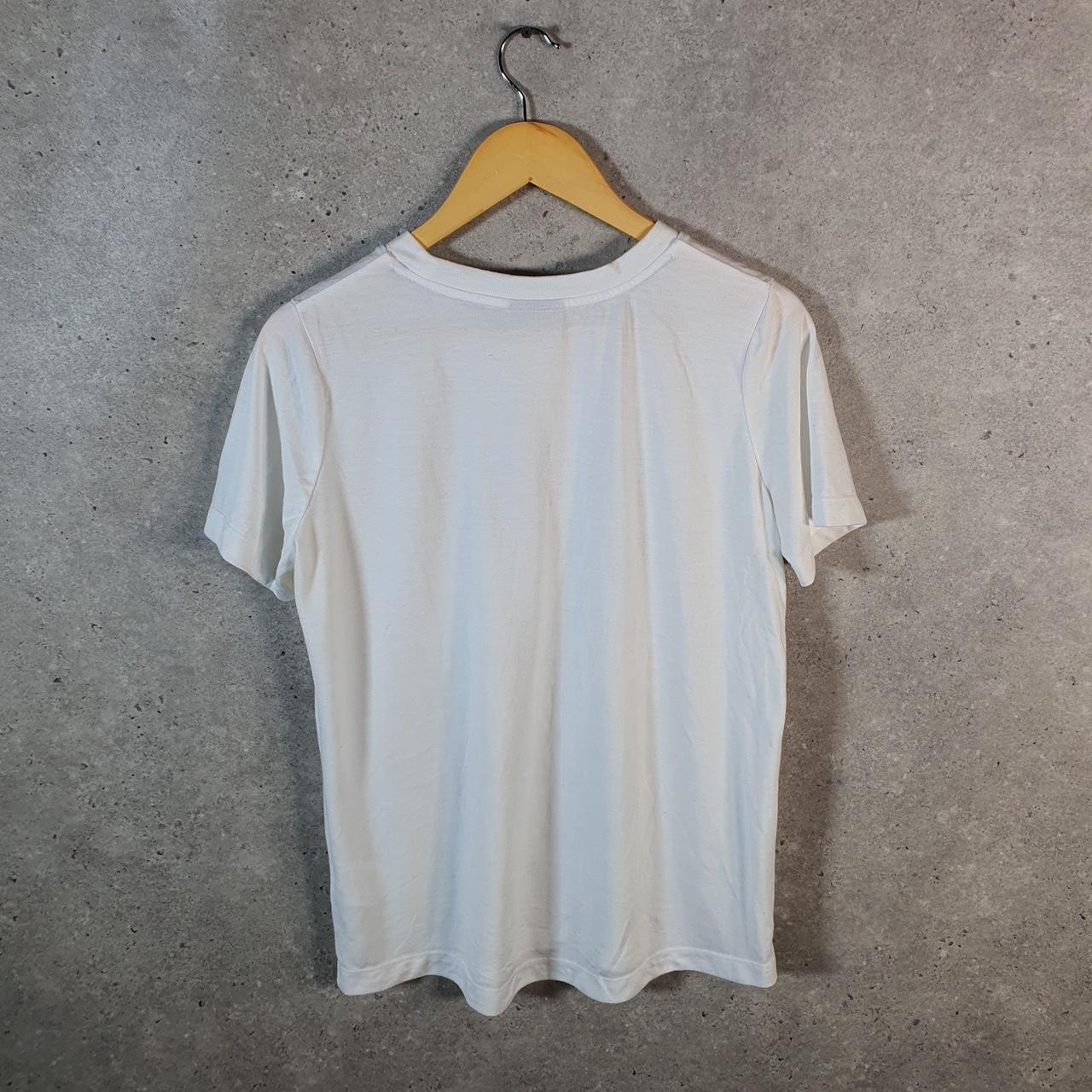 Vintage Nike Club Spellout T Shirt Shirt Men’s Medium White Logo Athletic C9833